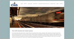 Desktop Screenshot of cunyurbansystems.org